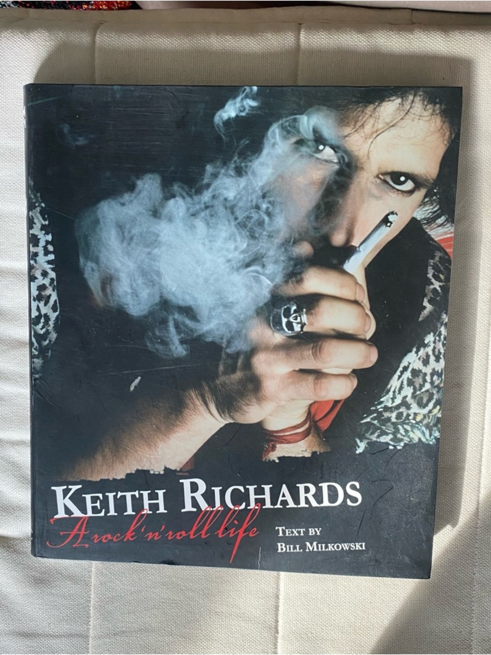 Keith Richards: A Rock 'n' Roll Life - Black Cover Coffee Table Book
